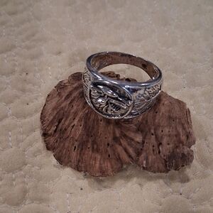 Men's Intricate Silver Ring
